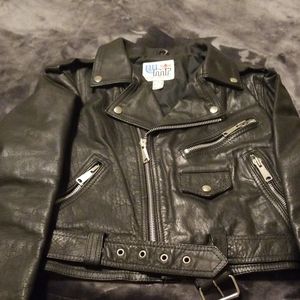 Genuine Leather Vintage Motorcycle Jacket